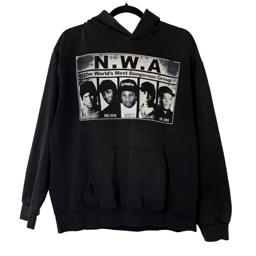 Vintage Ruthless Records Rap NWA Hoodie Men Size L Used Eazy E